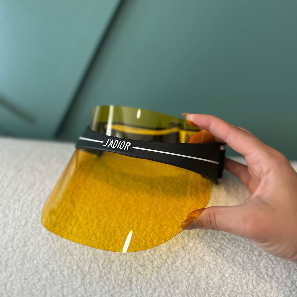 Dior J'Adior Yellow and Black Visor
